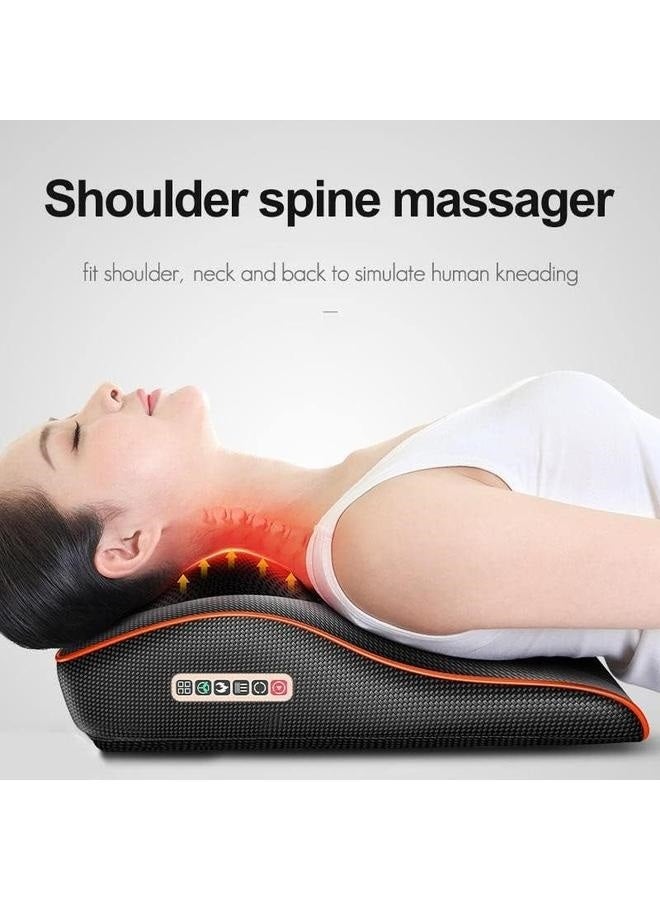 Loquat Shiatsu Back  Neck Massager Cervical Spine Pillow Massager Neck Massager Pillow Neck Waist Shoulder Lumbar Back Body For Muscle Pain Relief, Chairs and Cars Cushion - Image 5