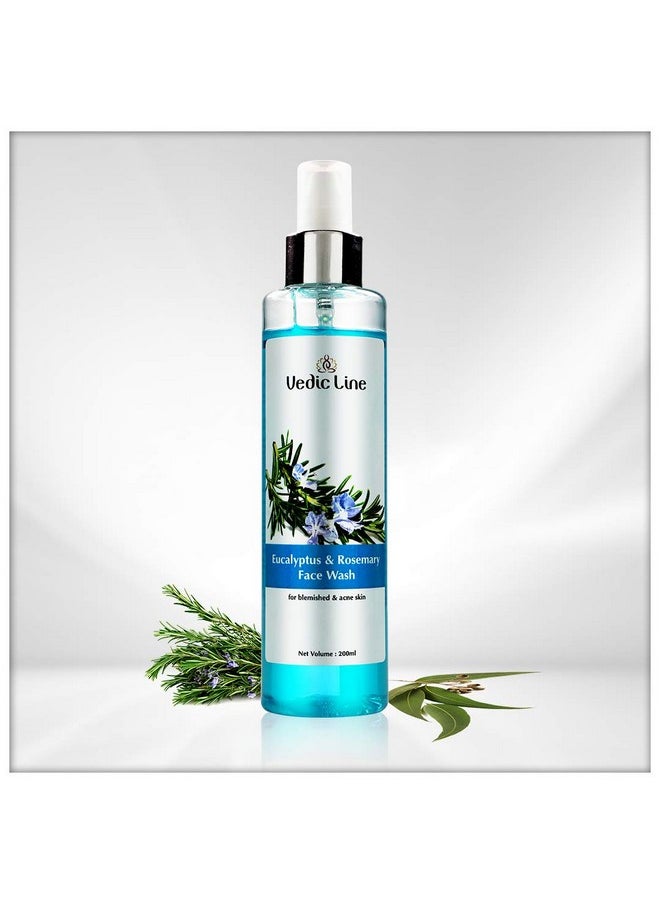 Vedic Line Vedicline Eucalyptus And Rosemary Face Wash Reduce Blemishes, Acne And Pimple For Clear & Refreshed Skin, 200Ml  - Image 2