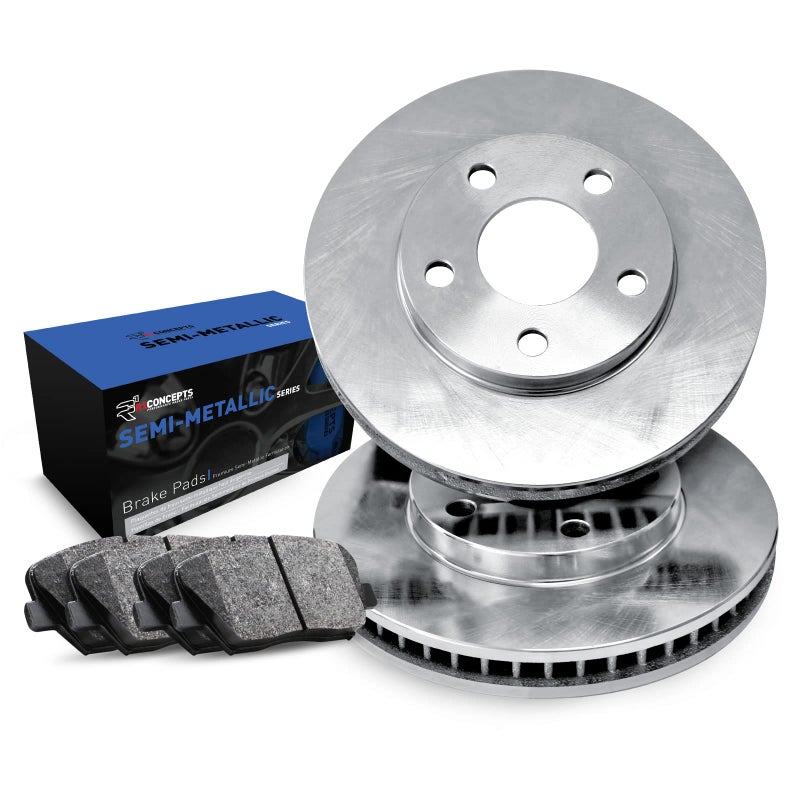 R1 Concepts Rear Brakes and Rotors Kit Rear Brake Pads Brake Rotors and Pads Semi Metallic Brake Pads and Rotors fits 20092010 Pontiac Vibe 20092013 Toyota Matrix - Image 2