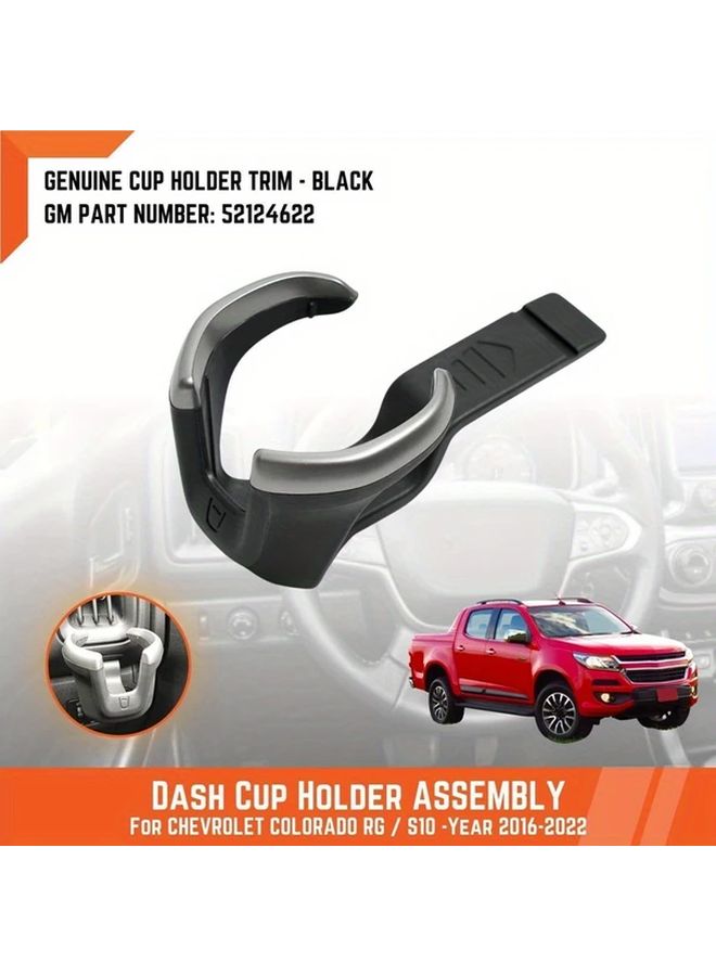 Car Cup Holder Ventilation Trim Fit Chevrolet Colorado S10 2017-2022 1pc - Image 3
