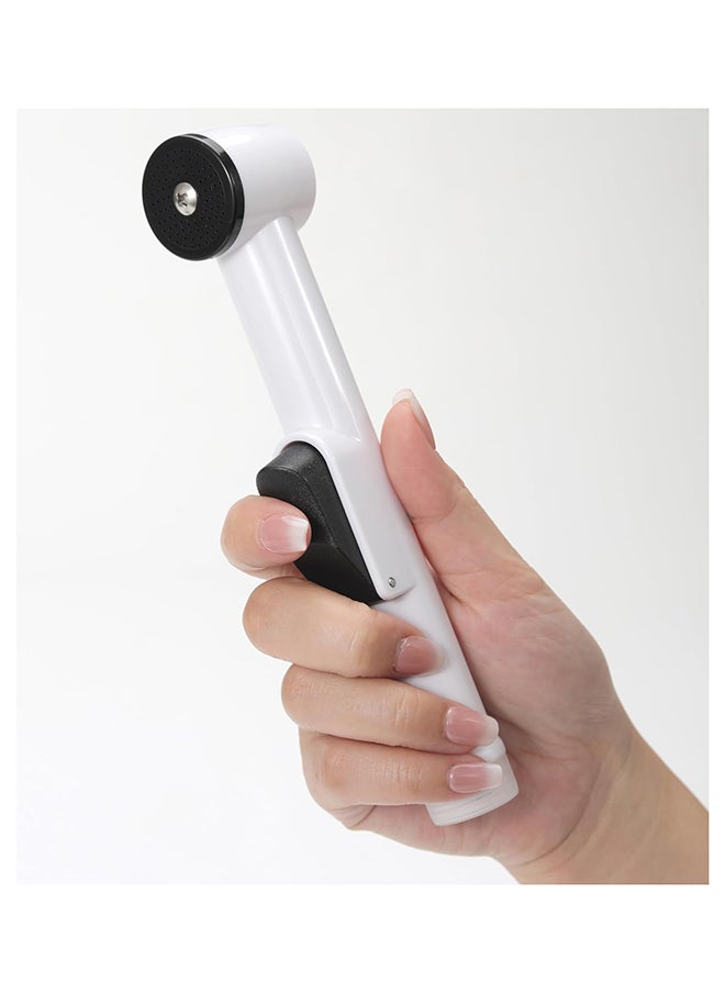 Home Pro - HomePro Bidet Sprayer Shattaf head for Toilet Sprayer Shattaf Hand held Bidet Rinse Spray Spray Head White - Only Sprayer Head 19CM - Image 1