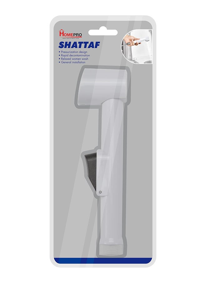 Home Pro - HomePro Bidet Sprayer Shattaf head for Toilet Sprayer Shattaf Hand held Bidet Rinse Spray Spray Head White - Only Sprayer Head 19CM - Image 1