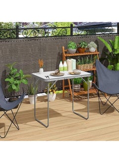MOMENT Folding Picnic Table, 80 * 60Cm Aluminum Table, Portable Lightweight Table For Outdoor Camping, Hiking And Picnic Utility Folding Table For Outdoor Camping Dining Bbq Party  - Image 2