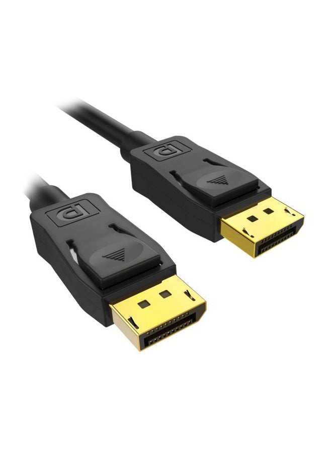 ساينك واير كابل منفذ شاشة بدقة 4K أسود - Image 1