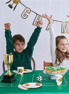 Talking Tables Football Party Foil Napkins  - Image 2