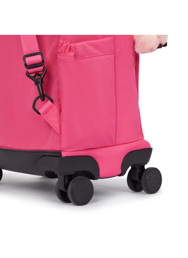 kipling New Zea Happy Pink C Large Wheeled Backpack  - Image 5