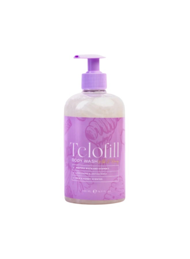 TELOFILL BODY WASH MILK & HONEY 500ML SPIRE