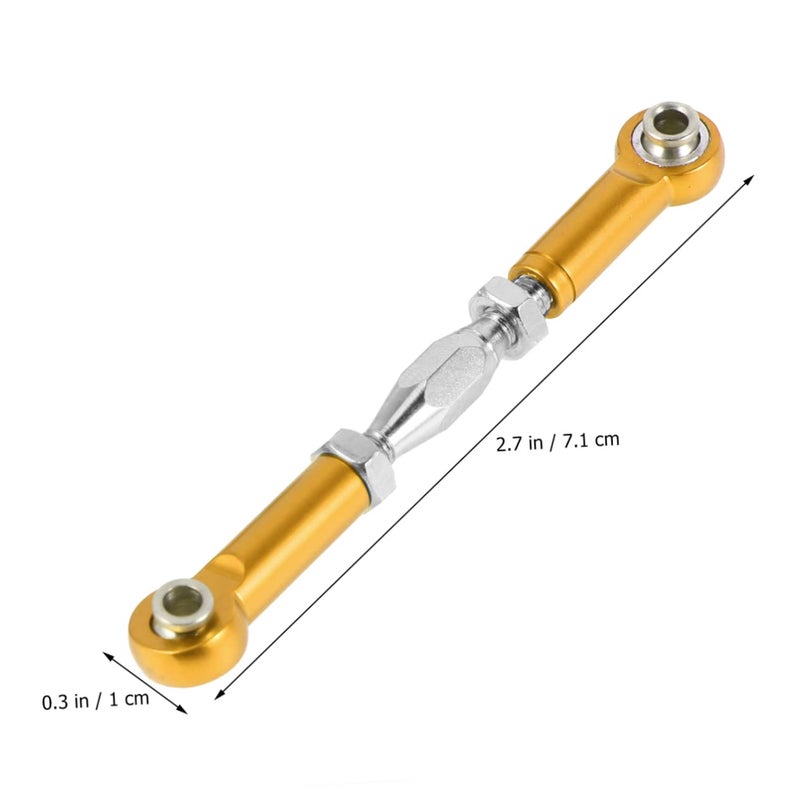 6Pcs Aluminum Turnbuckle Rod Linkage Set for RC Car Easy Installation Machined Material - Image 4
