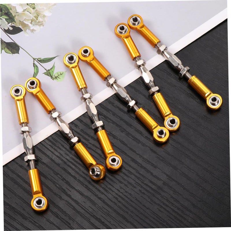 6Pcs Aluminum Turnbuckle Rod Linkage Set for RC Car Easy Installation Machined Material - Image 3