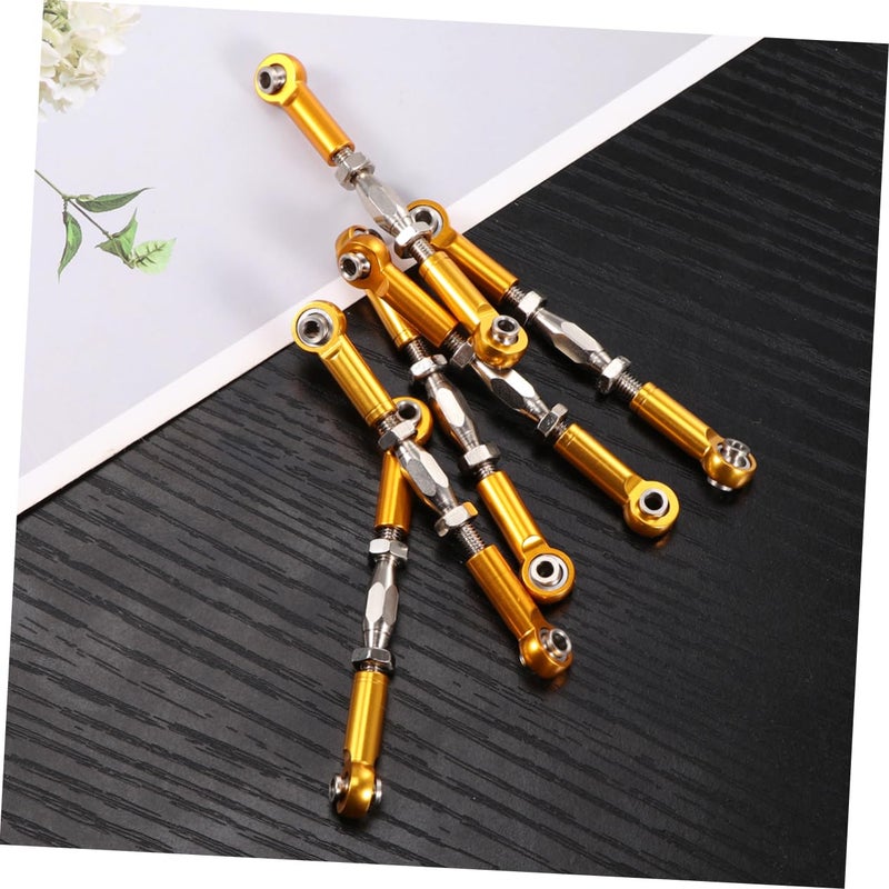 6Pcs Aluminum Turnbuckle Rod Linkage Set for RC Car Easy Installation Machined Material - Image 5