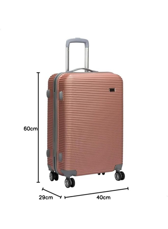 Medium Travel Suitcase 24 Inch with Wheels, Lightweight Durable Luggage for Travel, Cabin-Friendly Trolley for Easy Mobility - Image 3
