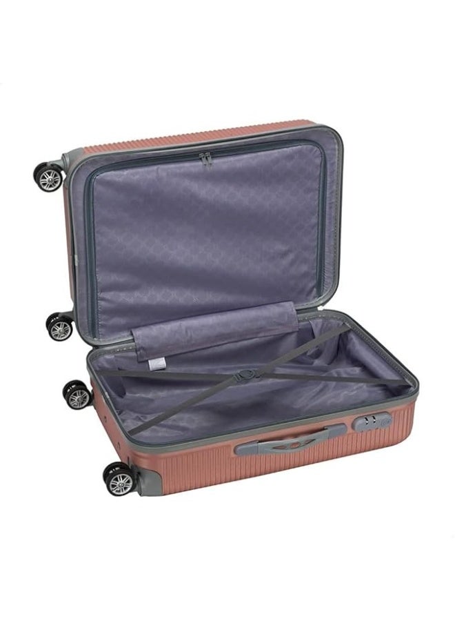 Medium Travel Suitcase 24 Inch with Wheels, Lightweight Durable Luggage for Travel, Cabin-Friendly Trolley for Easy Mobility - Image 4