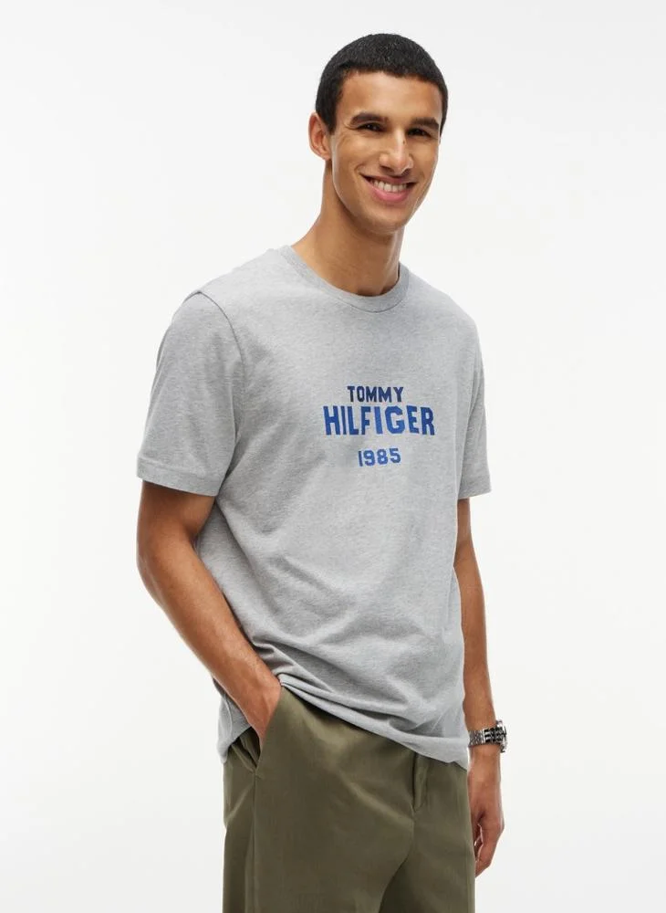Tommy Hilfiger Contrast Logo Crew Neck Jersey T-Shirt