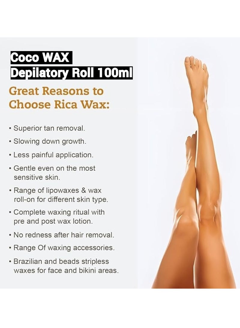 Coco WAX Depilatory Roll 100ml - Image 3
