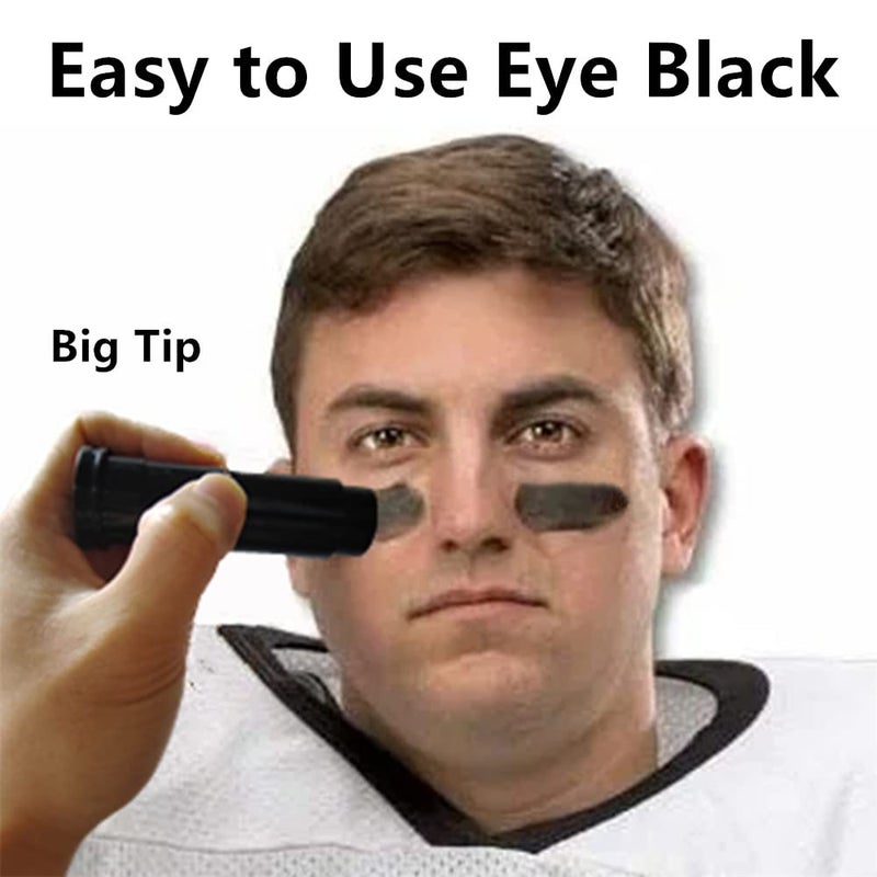 Go Ho 12 PCS Eye Black Sticks for Sports,Easy to Color Black Face Paint Eyeblack Baseball/Softball,Football Sports Eye Stick Makeup - Image 2