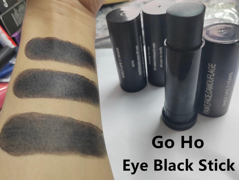Go Ho 12 PCS Eye Black Sticks for Sports,Easy to Color Black Face Paint Eyeblack Baseball/Softball,Football Sports Eye Stick Makeup - Image 3