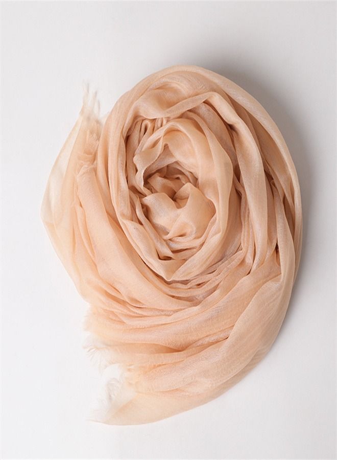 Loquat Solid Light Sunscreen Cashmere Scarf 