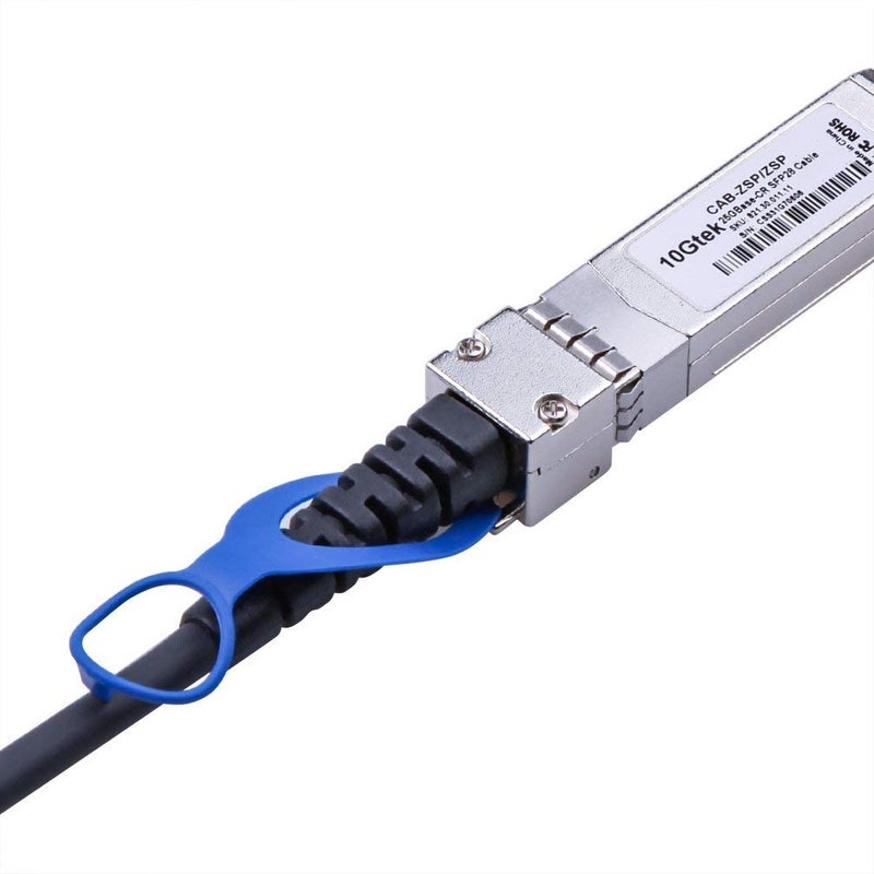 10Gtek 25G SFP28 SFP+ DAC Cable - 25GBASE-CR SFP28 to SFP28 Passive Direct Attach Copper Twinax Cable for Dell 470-ACFB, 2-Meter(6.6ft) - Image 5