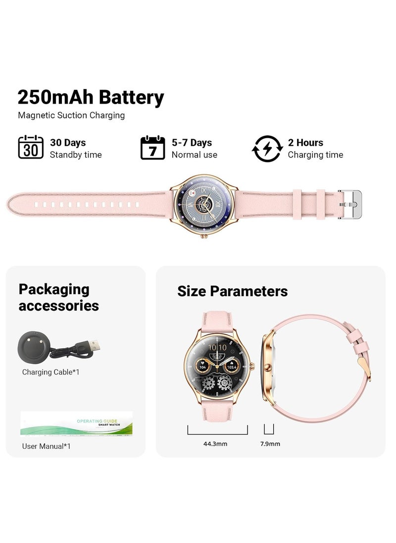 Generic - Smart Watch, Fitness Tracker, 100+ Sports Modes, Heart Rate and Sleep Monitoring, Multi-Function Sports Bluetooth Call Smart Watch Compatible with iOS and Android (Silver) - Image 1