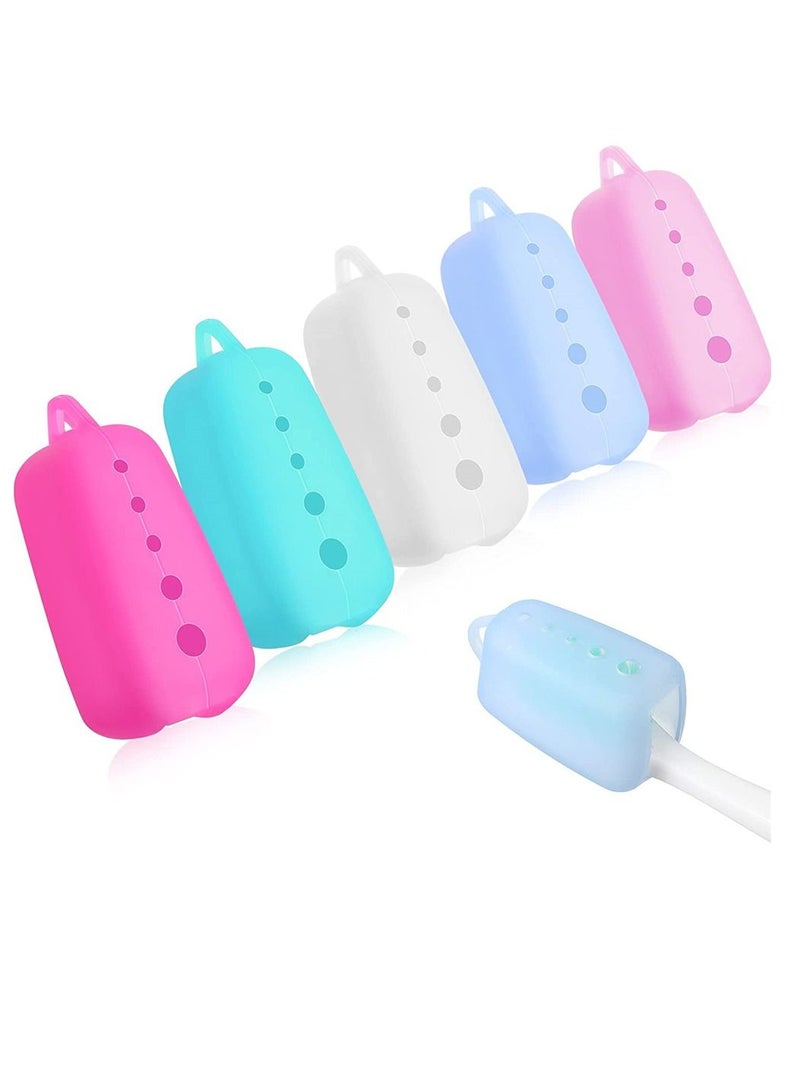 5 Pack Travel Toothbrush Protector Portable Toothbrush Head Cover Color Toothbrush Cover Toothbrush Travel Container Silicone Toothbrush Cover Toothbrush - Image 1