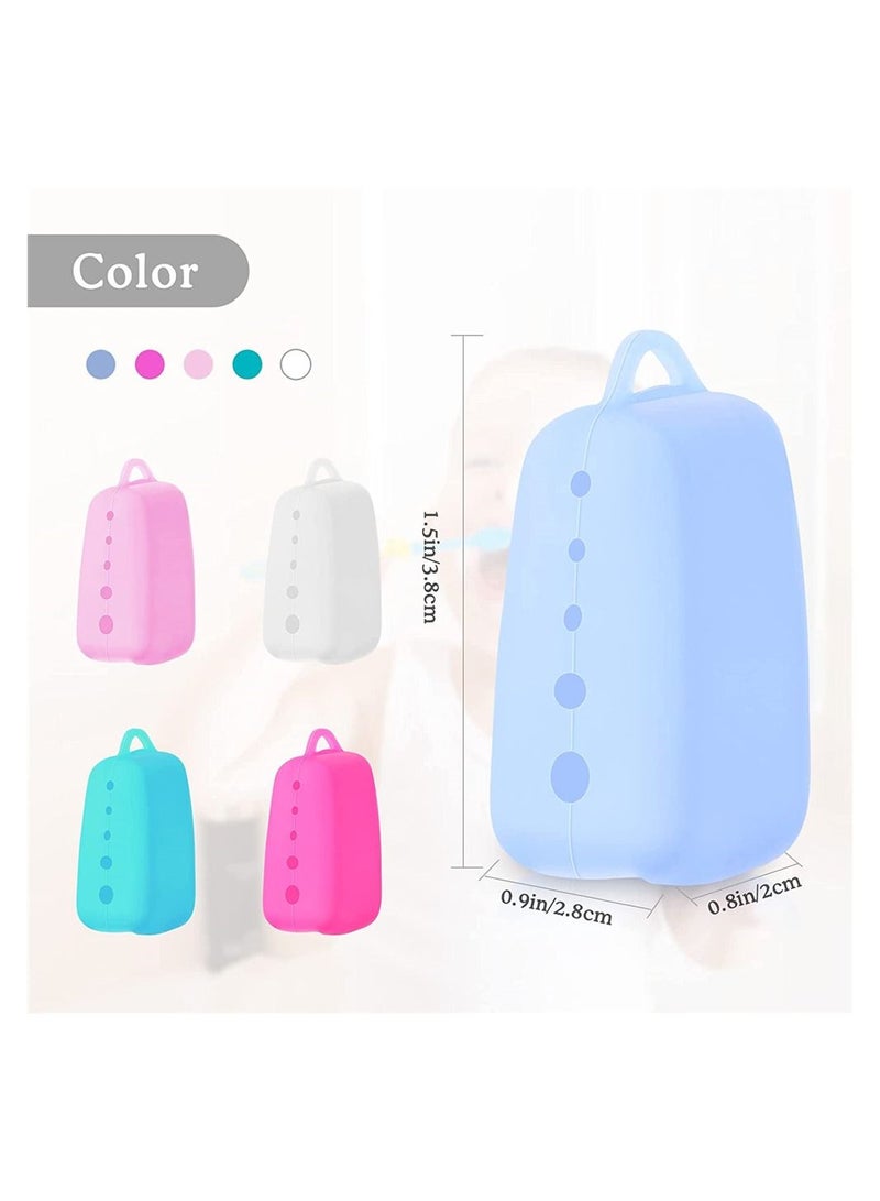 5 Pack Travel Toothbrush Protector Portable Toothbrush Head Cover Color Toothbrush Cover Toothbrush Travel Container Silicone Toothbrush Cover Toothbrush - Image 2
