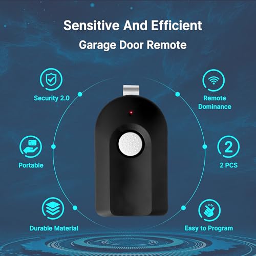 CreaCity 2 Replacement for Genie & Overhead Door Garage Door Opener Remote, Intellicode Remote, Compatible with ACSCTG Type 1, GIT-1 390MHZ 1-Button - Image 2