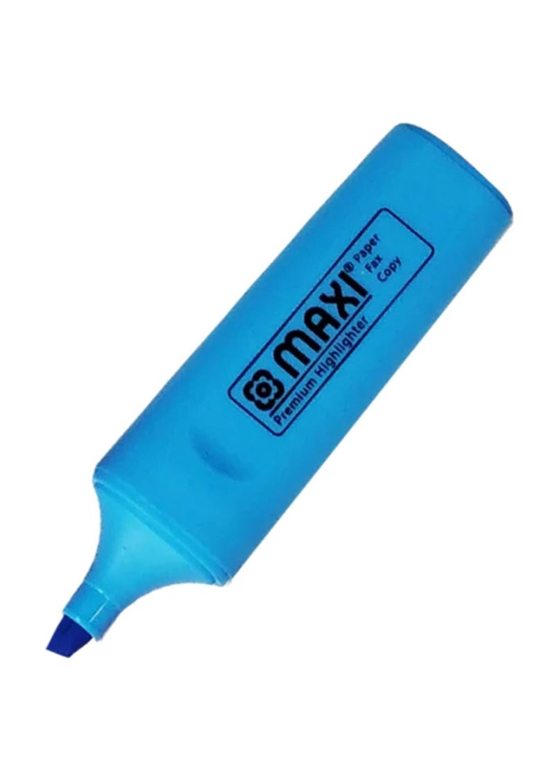 Maxi - 10-Piece Highlighter Blue - Image 1