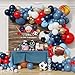 BALONAR Dusty Blue Sport Theme Birthday Party Balloons Garland Arch Kit with 149pcs Football Vollyball Soccer Baseball Basketball Party Balloons for Sport Favor Theme Birthday Party Decorations Colorful - Image 3