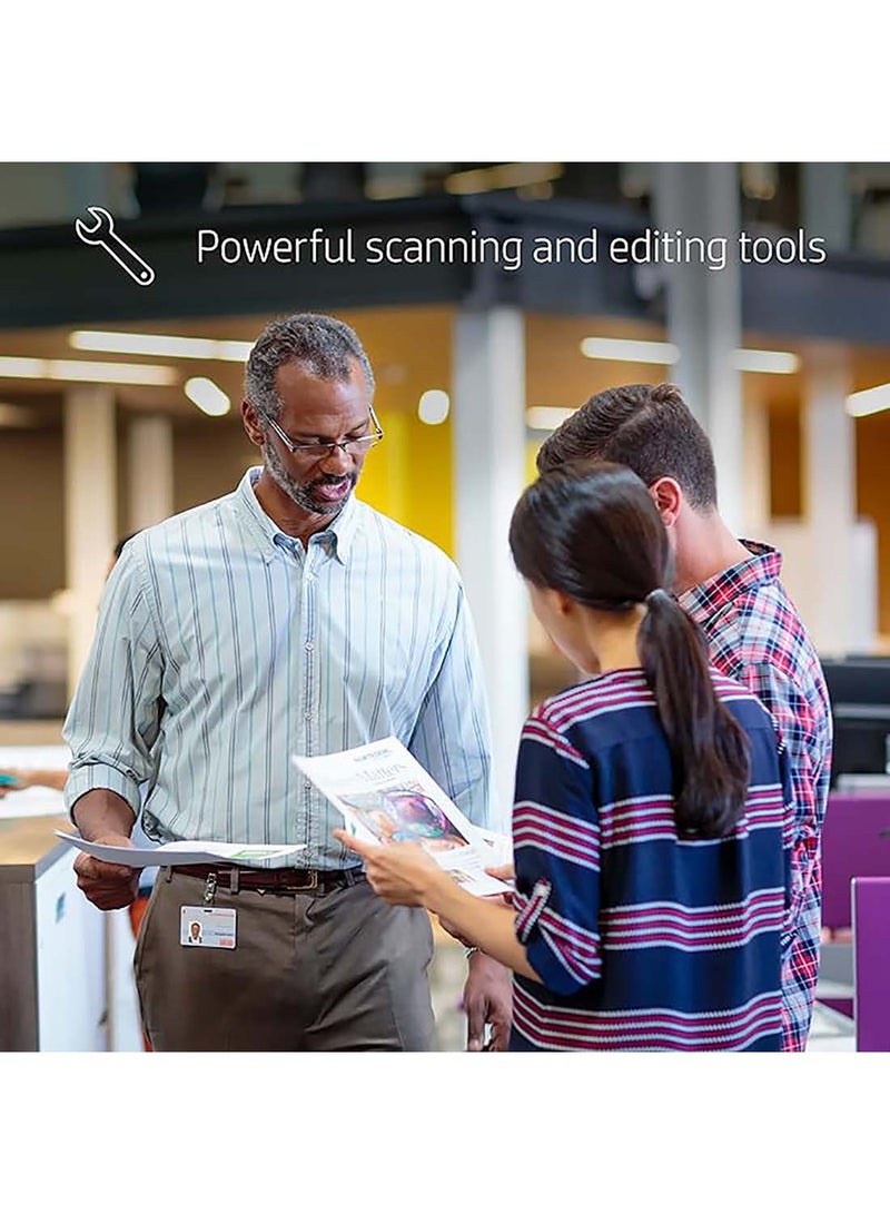 HP ScanJet Pro 2600 f1, Fast 2-Sided scanning and auto Document Feeder (20G05A) White - Image 5