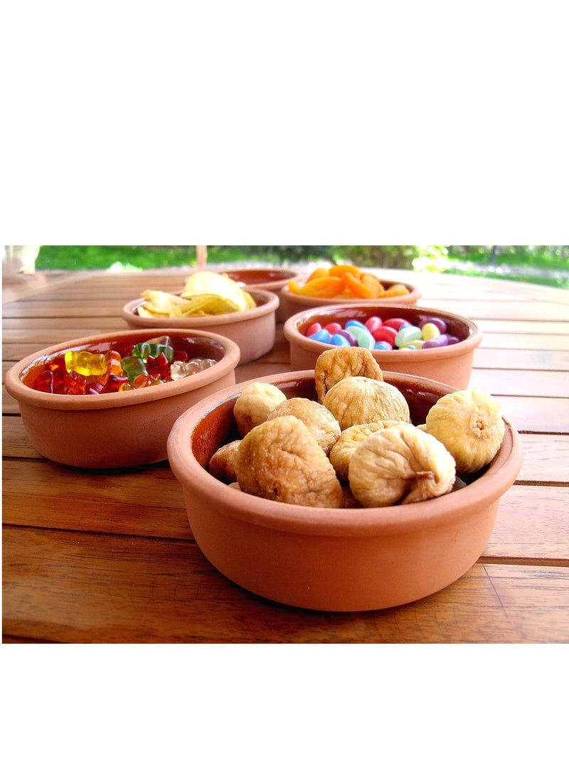 6 Pcs Clay pot for cooking - Handmade round oven tagine  - Image 2