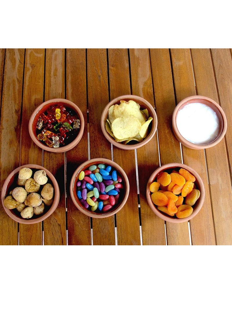 6 Pcs Clay pot for cooking - Handmade round oven tagine  - Image 4
