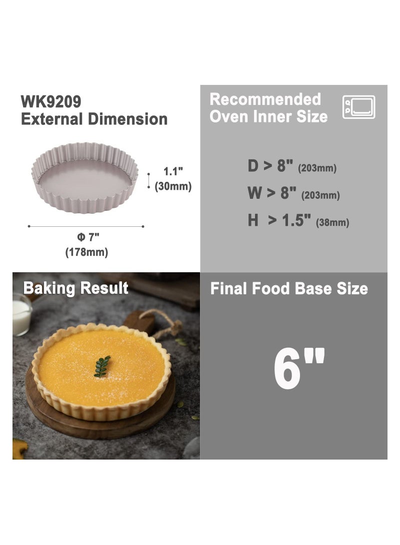 شيف ميد قالب تارت مقاس 7 بوصة بقاعدة سائبة قابلة للإزالة - Image 2