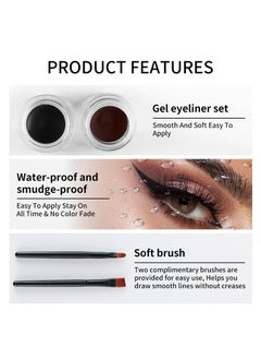 OSYA Waterproof Eyebrow Tattoo And Eyeliner Set  - Image 5