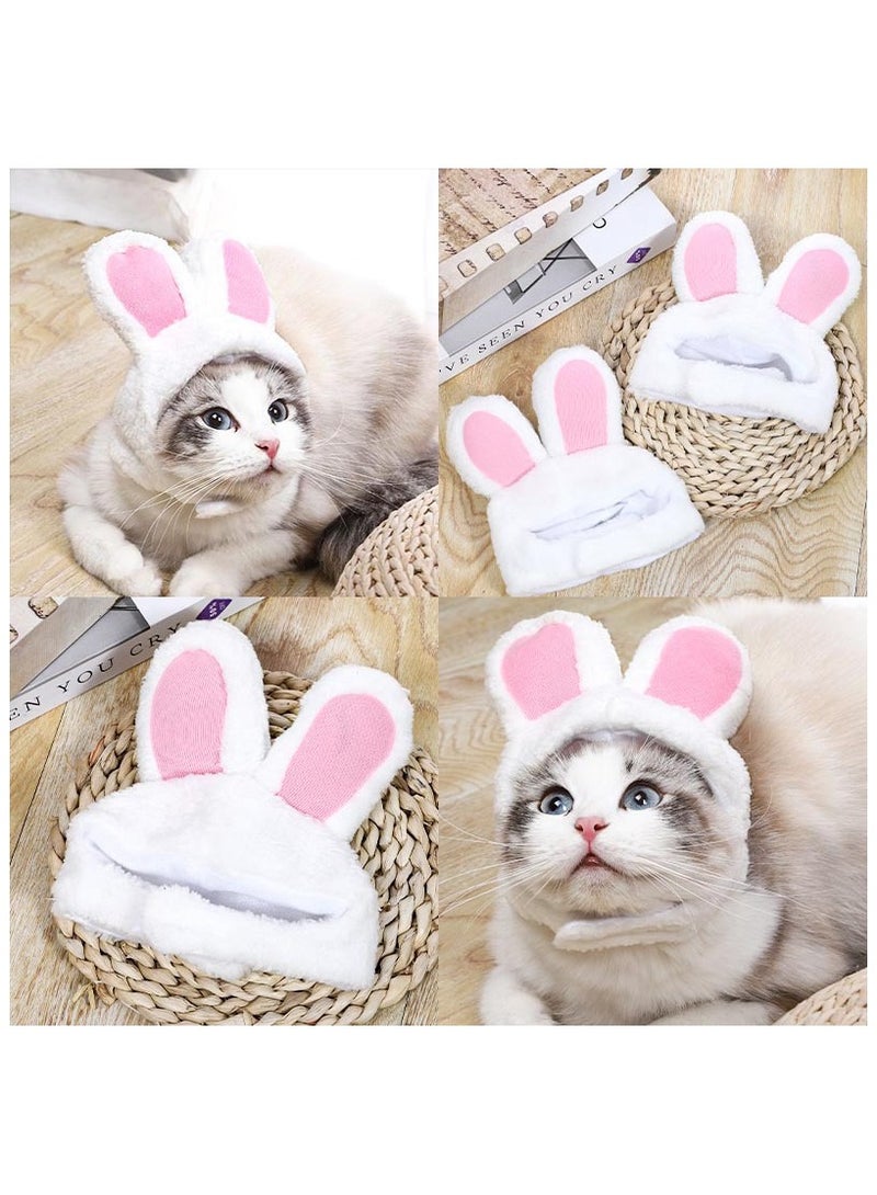 Cute Costume Bunny Rabbit Ears Hat for Cats & Small Dogs - Image 2