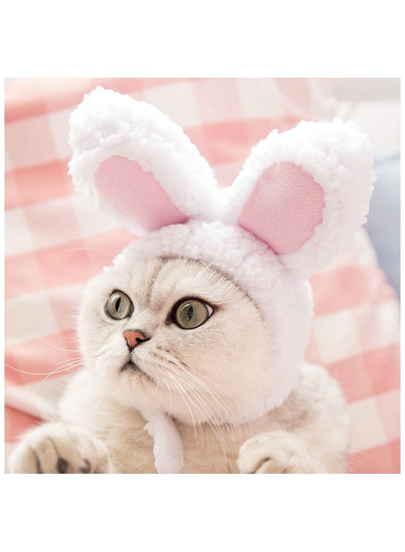 Cute Costume Bunny Rabbit Ears Hat for Cats & Small Dogs - Image 4
