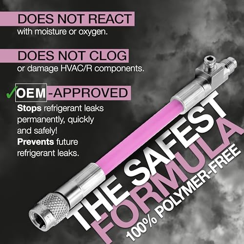 ERRECOM Extreme Ultra A/C Leak Stop Direct Easy Inject Solution for HVAC&R Systems up to 6 Tons with 5/16 SAE Charging Port (R32 & R410a) | Reusable, Refillable, US Patented - 0.2 fl oz (6 mL) - Image 2