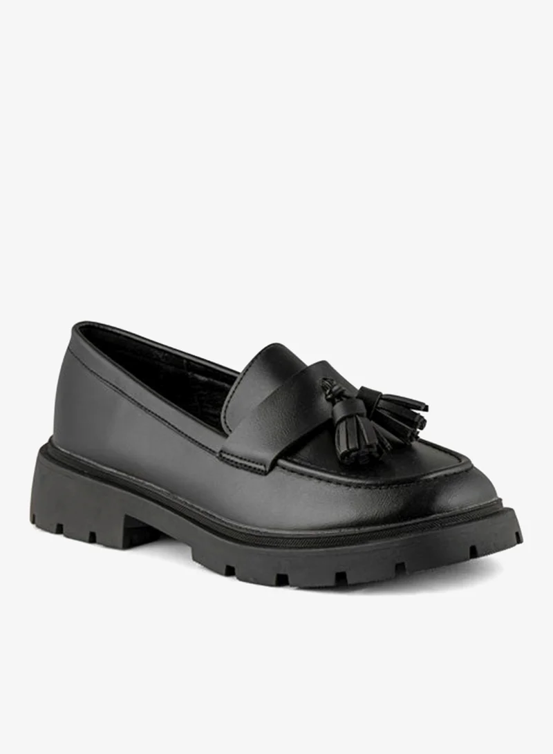 فينتشي أحذية الكعب المنخفض للنساء ذات القدم المستديرة