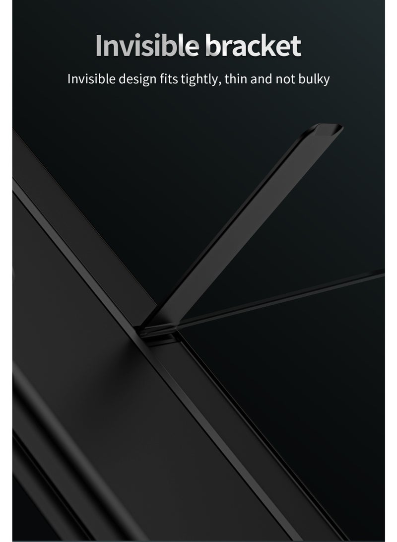 for Samsung Galaxy Z Fold 7 Case, with Stylus Pen, Detachable Kickstand and S Pen Holder, Black  - Image 4