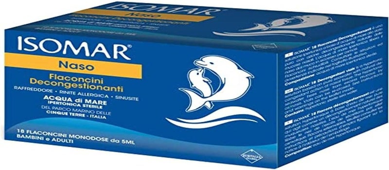 ISOMAR Naso Hypertonic Solution - 18 Vials