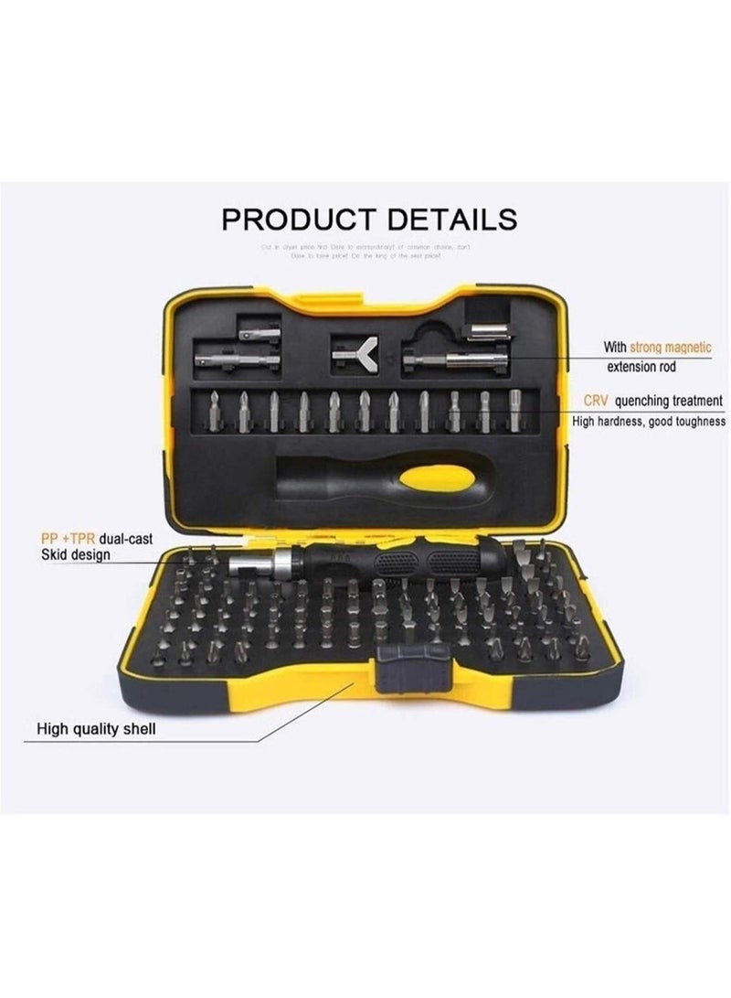 GGOOT Screwdriver Set 101 in 1 Multifunction Household Essential Tools Kit Home Appliances Car Repair Maintenance DIY Hand Tool Hardware Tool Kits - Image 5