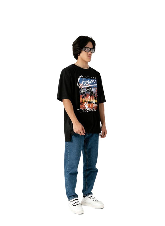 Graphic Print Tee Oversize