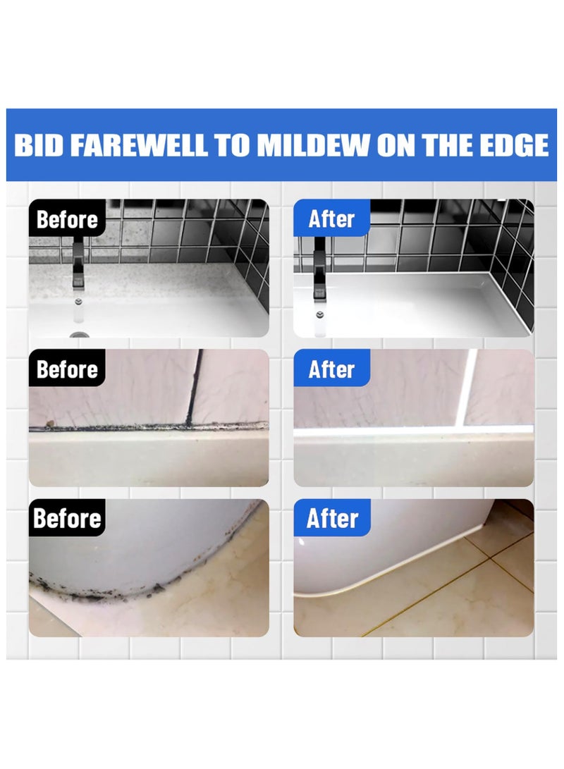 Tile Grout Paint, Cement Crack Filler, Grout Sealer for Shower Tile, Floor Tile, and More - Complete Solution for Filling Cracks and Gaps in Tile Surfaces, Easy and Safe to Use,White - Image 3