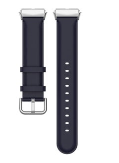 Anmi 2 PCS Replacement Strap compatible with Redmi Watch3 active/Redmi Watch3 Lite(Black/Dark Blue)  - Image 3