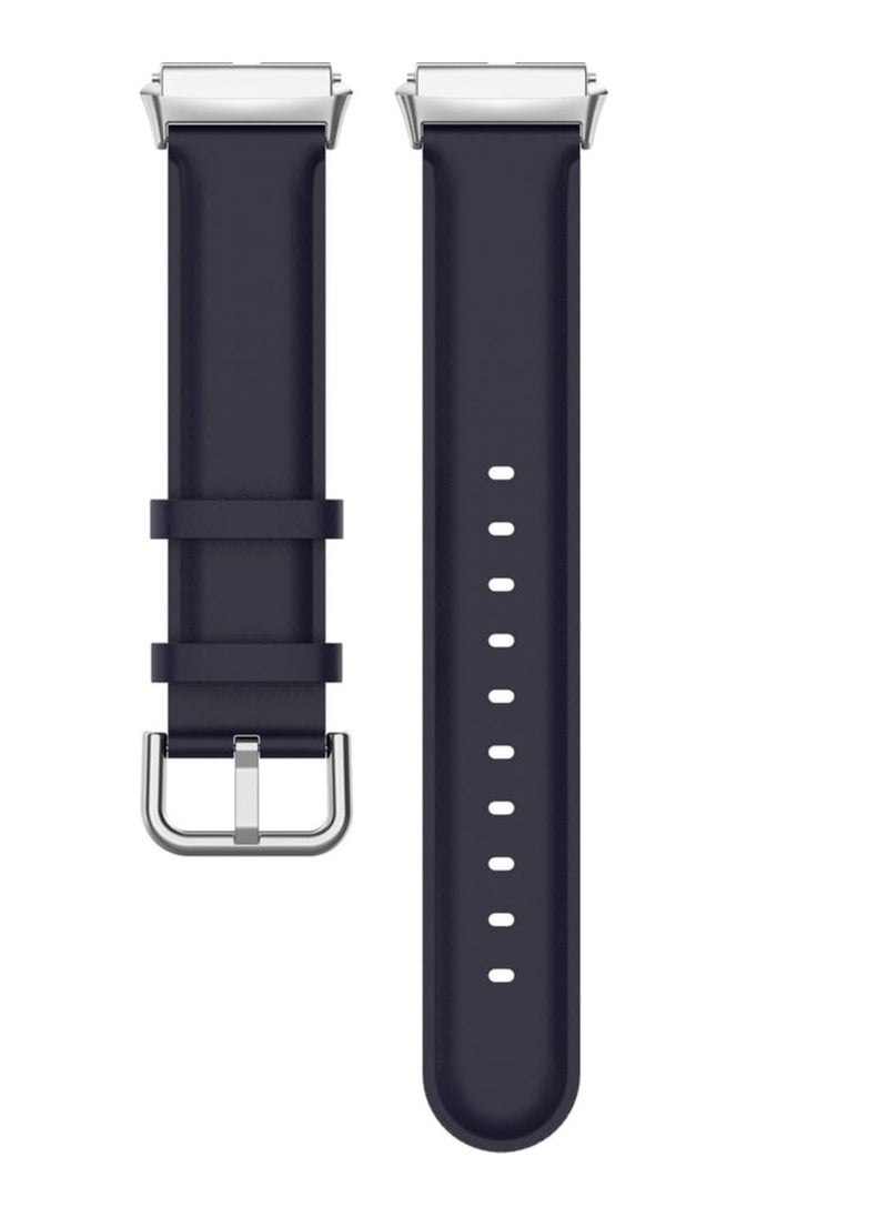 Anmi - 2 PCS Replacement Strap compatible with Redmi Watch3 active/Redmi Watch3 Lite(Black/Dark Blue) - Image 1