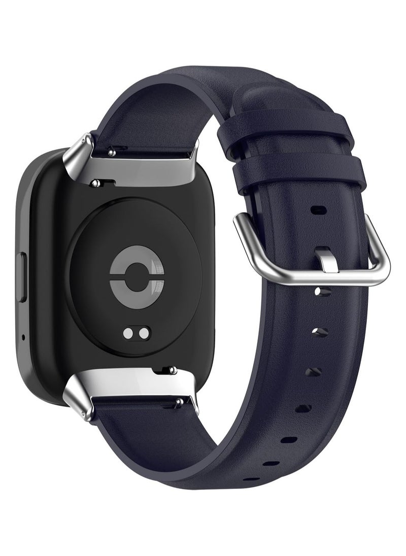 Anmi - 2 PCS Replacement Strap compatible with Redmi Watch3 active/Redmi Watch3 Lite(Black/Dark Blue) - Image 1
