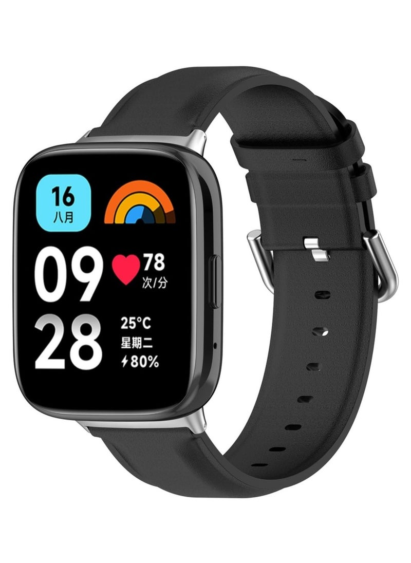 Anmi - 2 PCS Replacement Strap compatible with Redmi Watch3 active/Redmi Watch3 Lite(Black/Dark Blue) - Image 1