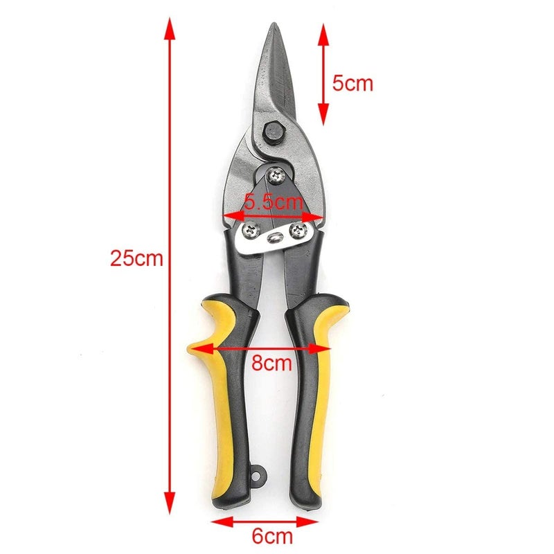 ISC ISC Tin Snip Tin Aviation Snips Sheet Metal Shear Cutting Tool - Image 4
