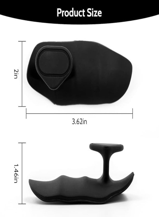 DNESHY 1Pair Lifting Grip, Gym Gloves, Rubber Hand pad, Workout Gloves Men Women, Deadlift pad, Gym Accessories, Cross fit Gloves, Anti Slip Gym Grip, Barbell Gloves Straps & Hook for Men,Women - Image 3