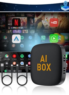Generic Carplay AI Box Android 13 Wireless Android Auto Smart TV Box For Youtube Netflix Toyota Mazda Hyundai Haval GMC Ford MG VW Kia  - Image 1