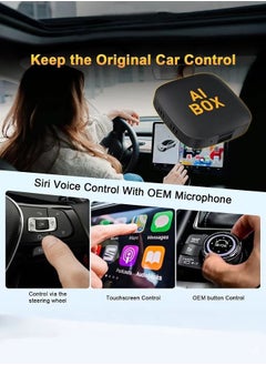 Generic Carplay AI Box Android 13 Wireless Android Auto Smart TV Box For Youtube Netflix Toyota Mazda Hyundai Haval GMC Ford MG VW Kia  - Image 4
